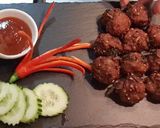 รูปขั้นตอนการทำที่ 8 ของ ลาบหมูทอด Thai Laab Meatballs