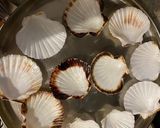 A picture of step 1 of Scallops with Coral Sauce.