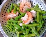 ถั่วฝักยาวผัดกะปิใส่กุ้งสด วิธีทำสูตร 2 รูป