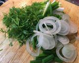 Hình bước làm 2 của món Bún đầu cá bớp