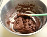 A picture of step 8 of Made with Bread Flour Baked Chocolate Doughnuts.