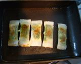 A picture of step 8 of Genovese Sauce and Cheese Spring Rolls.