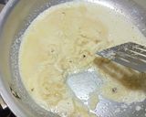 A picture of step 1 of Soji ka halwa (Pakistan flag).