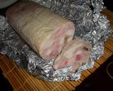 A picture of step 8 of Chicken Galantina for Christmas.