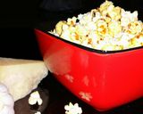 A picture of step 6 of Mike's Garlic Parmesan Popcorn.