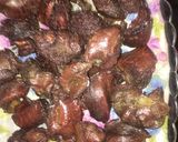 A picture of step 2 of White rice with Gizzard dodo.
