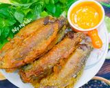 Hình bước làm 5 của món Cá chạch chiên mè trắng