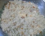A picture of step 1 of Seffa (Sweet Couscous with Raisins).