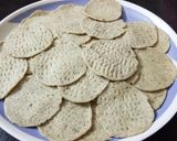 A picture of step 6 of Farshi Puri.