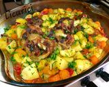 Pas rețetă Coadă de vită cu legume la cuptor (tocană) 4 fotografie