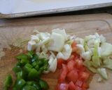 A picture of step 4 of Baked egg rolls.