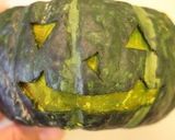 A picture of step 5 of For Halloween Easy Whole Kabocha Squash Custard Pudding.