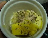 Gambar langkah 7 resipi Cream of Chicken Soup with Croutons.