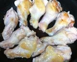 A picture of step 1 of Chinese-style Braised Chicken Drumettes with Daikon Radish and Star Anise.