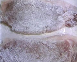 A picture of step 2 of Soft Japanese-Style Pork Steak with a Hint of Wasabi.