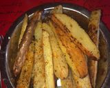Foto del paso 1 de la receta: Papas rústicas con especias y parmesano!!