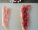 A picture of step 3 of Easy in a Frying Pan! Pan-Fried Chicken Tenderloins with Umeboshi Plums.