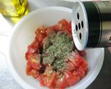 A picture of step 2 of Easy Breakfast Bruschetta with Just Tomatoes.