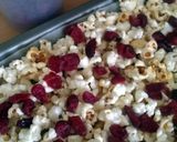 A picture of step 2 of Vickys Chocolate Cranberry Popcorn Bars, GF DF EF SF NF.