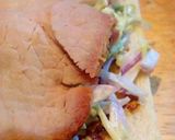 A picture of step 2 of Hot Sandwiches Filled with Leftover Pork.