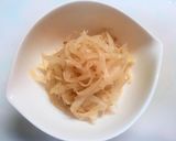 A picture of step 4 of Spicy, Sweet, and Sour Daikon Namul.