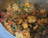 A picture of step 5 of Fresh mix vegetables spicy veg pulao.
