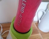 A picture of step 2 of Strawberry Raspberry Cherry Banana Smoothie.