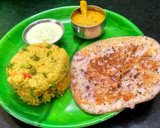 தினை கிச்சடி கவுனி அரிசி ஊத்தாப்பம் ரெசிபி ஸ்டேப் 3 புகைப்படம்