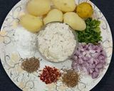 A picture of step 1 of Poha ke lolipop.