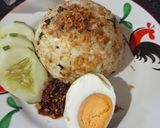 Foto langkah ke 8 dari resep Nasi Tutug Tempe Khas Sunda.