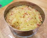 Foto del paso 16 de la receta Timbal de borraja y limón con patatas moradas y beicon!!!