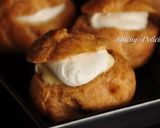 A picture of step 7 of Foolproof Easy Cream Puffs Prepared in the Microwave.