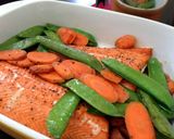 A picture of step 5 of Salmon with Vegetables.