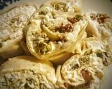 A picture of step 9 of Jalapeño Popper Pinwheels.