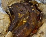 صورة لخطوة 8 من وصفة كوت عجل بالثوم في الفرن مع خضار سوتيه