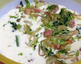 A picture of step 8 of Spring Quiche with Spring Cabbage & Fresh Onions.