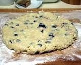 A picture of step 8 of Blueberry Scones.