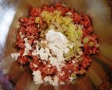 A picture of step 3 of Ginger Scented Meatballs with Glutinous Rice.