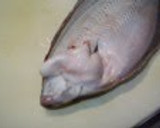 A picture of step 3 of Simmered Flounder: Preparation.
