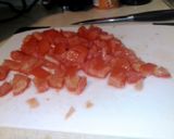 A picture of step 2 of chicken alfredo.