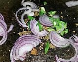 A picture of step 4 of Sig's Zucchini Curry.