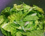 A picture of step 2 of Lettuce Soup.
