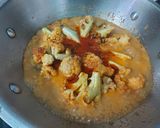 A picture of step 3 of Cauliflower Korma.
