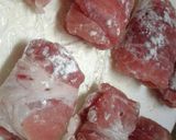 A picture of step 5 of Sweet and Sour Pork in 10 minutes.
