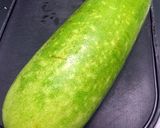 A picture of step 1 of Hairy Gourd Vegan.