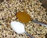 A picture of step 1 of Beans balls II.