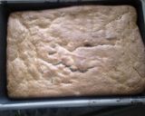 A picture of step 6 of 2 ingredient blueberry cake.