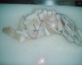 A picture of step 1 of An Izakaya Standard Stir-fried Squid.
