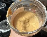 A picture of step 2 of Peanut butter banana smoothie but start from the peanut.