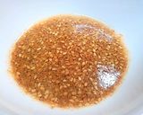 A picture of step 1 of Sesame Dressing.